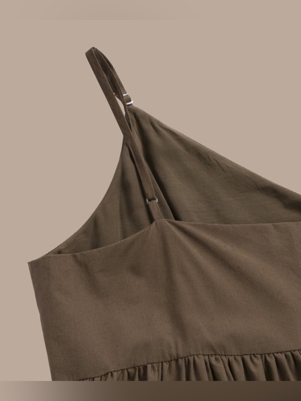 Jenni Kayne Designer Cove Strappy Cool Cotton Olive (Brown) Sundress Dress XL - Picture 16 of 16